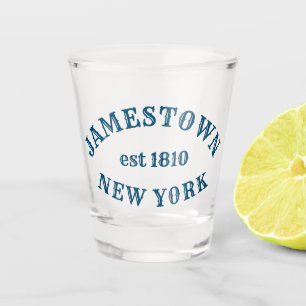 Jamestown, New York Shot Glass Glas