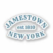 Jamestown, New York Sticker (Voorkant)