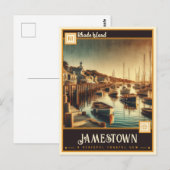 Jamestown, Rhode Island | Antiek Briefkaart (Voorkant / Achterkant)