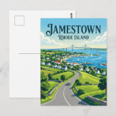 Jamestown Rhode Island Briefkaart (Voorkant / Achterkant)