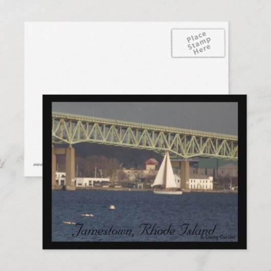 Jamestown, Rhode Island Briefkaart (Voorkant / Achterkant)