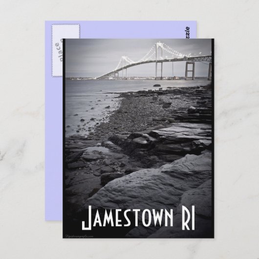 Jamestown RI Briefkaart (Voorkant / Achterkant)