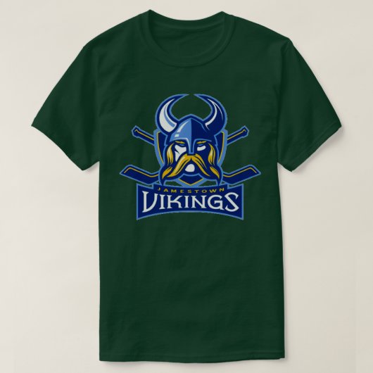 Jamestown Vikings Hockey Sticker T-shirt (Design voorkant)