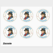 Jamestown Virginia Colonial Ronde Sticker (Vel)