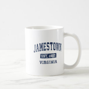 Jamestown Virginia Va Vintage Gevestigde Sport D Koffiemok