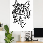 Jamezon mech poster (Thuiskantoor)