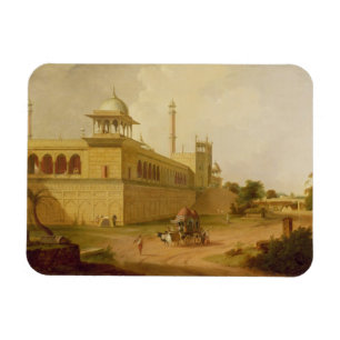 Jami Masjid, Delhi, 1811 (olie op het canvas) Magneet