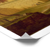 Jami Masjid, Delhi, 1811 (olie op het canvas) Poster (Hoek)