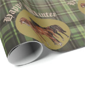 jamie and poppy green plaid cadeaupapier (Rol Hoek)