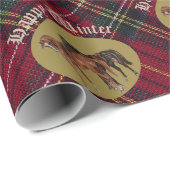 jamie and poppy green plaid cadeaupapier (Rol Hoek)