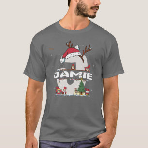 Jamie Christmasw Jamie Name voor grappige feestdag T-shirt
