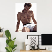 Jamie Dornan Shirtless Poster (Thuiskantoor)