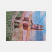 Jamie lief meisje vriend fleece deken (Voorkant (Horizontaal))