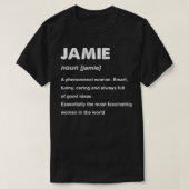 Jamie Name  T-shirt (Design voorkant)
