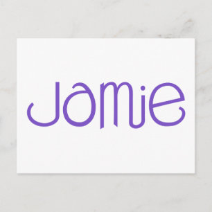 Jamie paars Briefkaart