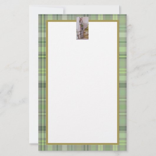 Jamie & Penelope de ezel Briefpapier (Voorkant)