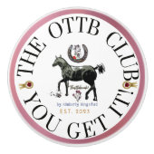 Jamie & Poppy logo Keramische Knop (Voorkant)