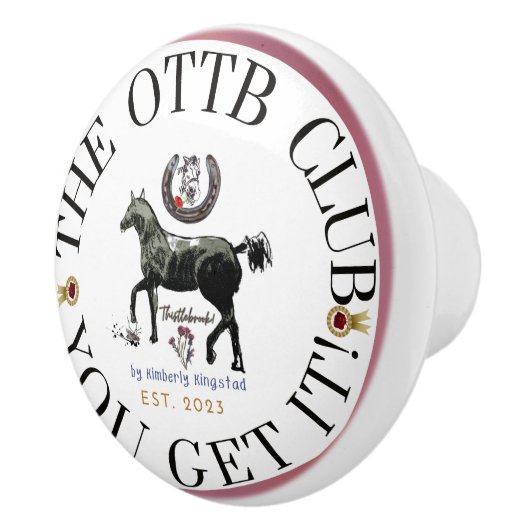 Jamie & Poppy logo Keramische Knop (Rechts)