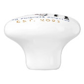 Jamie & Poppy logo Keramische Trek Keramische Knop (Zijkant)