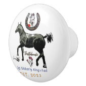 Jamie & Poppy logo Keramische Trek Knop (Rechts)