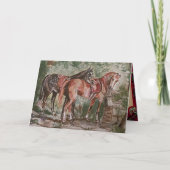 jamie & poppy tartan hunt notitiekaartje (Voorkant)