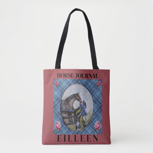 Jamie racehorse mare tote bag (Voorkant)
