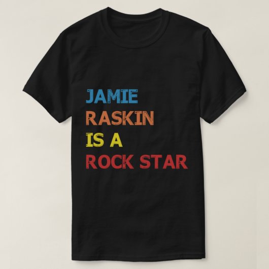 Jamie Raskin is een rockster Classic T-Shir T-shirt (Design voorkant)