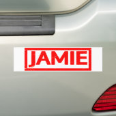 Jamie Stamp Bumpersticker (Op auto)