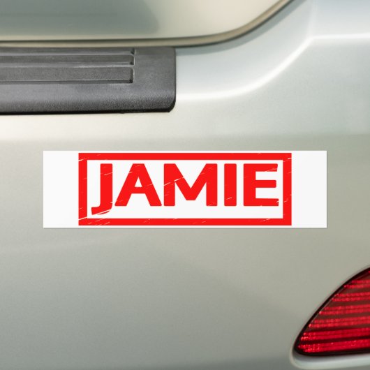 Jamie Stamp Bumpersticker (Op auto)