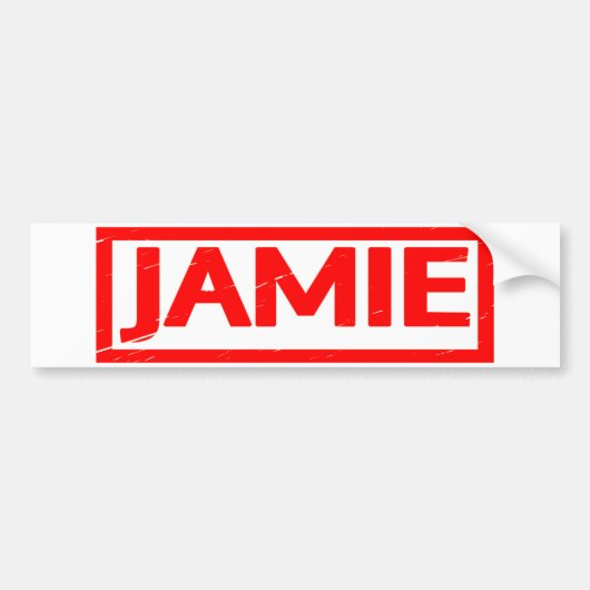 Jamie Stamp Bumpersticker (Voorkant)