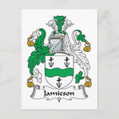 Jamieson Family Crest Briefkaart (Voorkant)