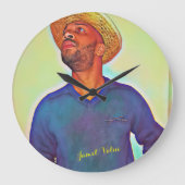 Jamil Value Time: Aangepaste wandklok (Voorkant)