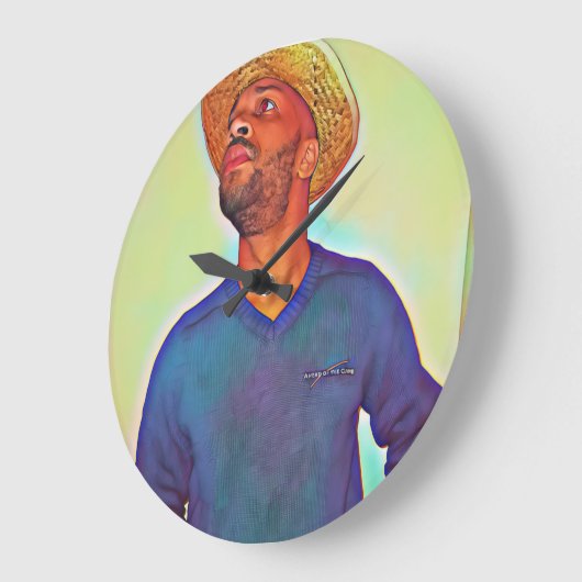 Jamil Value Time: Aangepaste wandklok (Hoek)