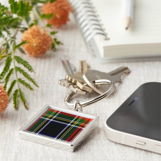 Jamison Scottish Tartan Sleutelhanger (Zijkant)