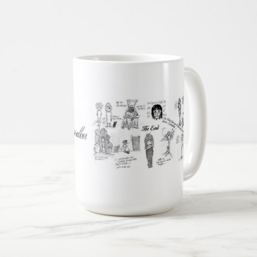 JamisonParker slaapwalker mok (Voorkant rechts)