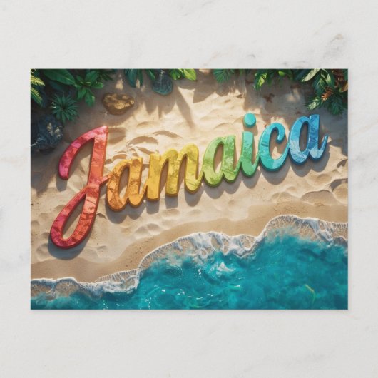 Jammen in Jamaica Briefkaart (Voorkant)