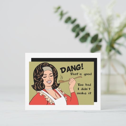 Jammer dat ik het niet zelf heb gemaakt briefkaart (Staand voorkant)