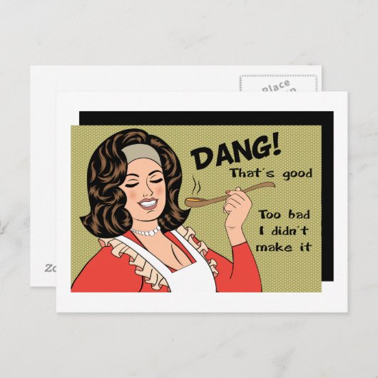 Jammer dat ik het niet zelf heb gemaakt briefkaart (Voorkant / Achterkant)