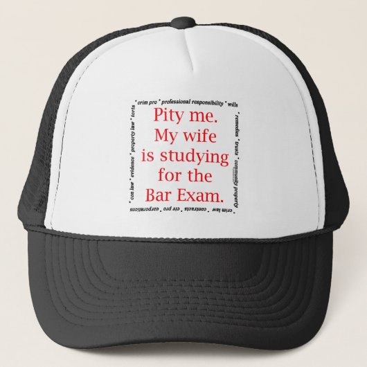 Jammer dat ik...vrouw trucker pet (Voorkant)