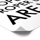 Jammer genoeg gebruiken mensen de juiste Engelse S Poster (Hoek)