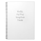 Jammer genoeg heeft mijn dag kinderen nodig notitieboek (Voorkant)