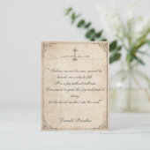 Jammer genoeg is er geen schimmelkaart feestdagenkaart (Staand voorkant)