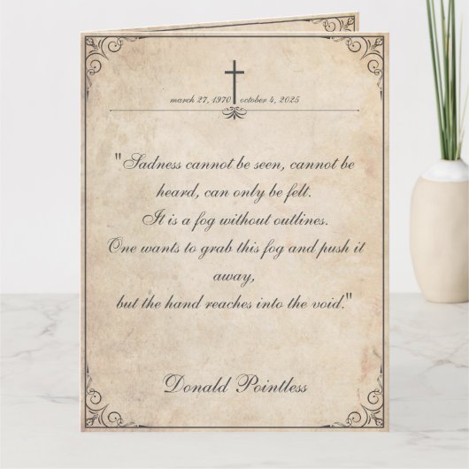 Jammer genoeg is er geen schimmelkaart kaart (Voorkant)