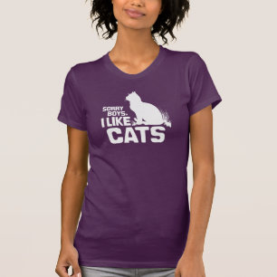 JAMMER JOCHIES IK HOU VAN KATTEN - WIT -.png T-shirt