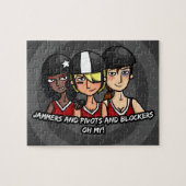 Jammers pivots blockers oh mijn legpuzzel (Horizontaal)