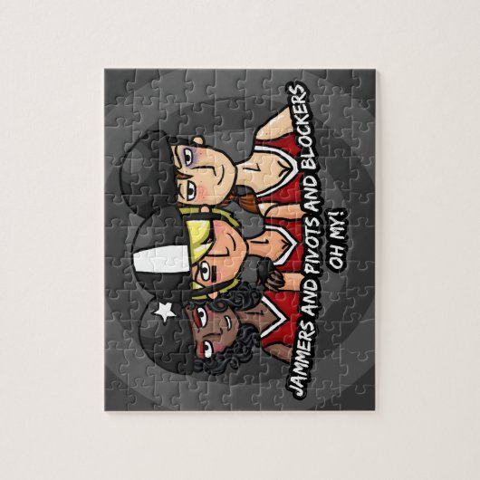 Jammers pivots blockers oh mijn legpuzzel (Verticaal)