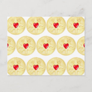 Jammie Dodger Biscuit Briefkaart