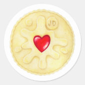 Jammie Dodger Biscuit Sticker (Voorkant)
