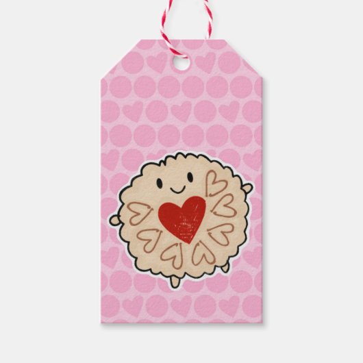 Jammie Dodger Waterverf Cadeaulabel (Voorkant)