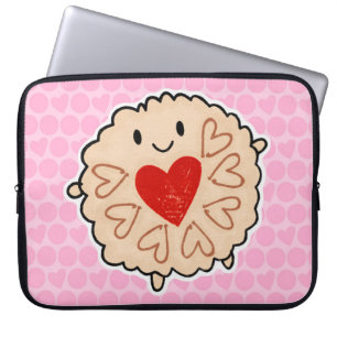 Jammie Dodger Waterverf Laptop Sleeve